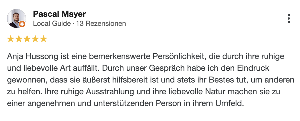 Anja Hussong Bewertungen erfahrungen